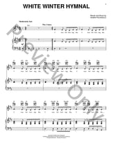 White Winter Hymnal piano sheet music cover